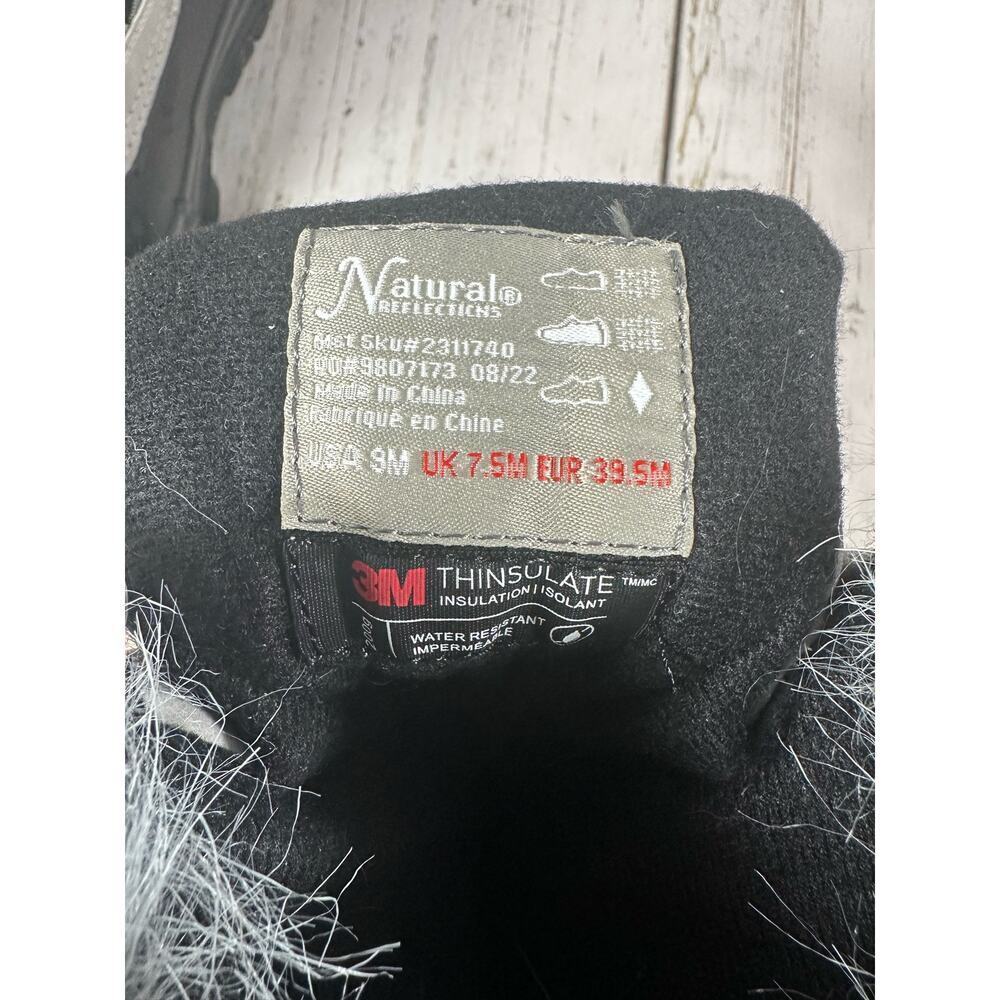 Natural Reflections Lumber Jill Insulated Pac Boots Women's Size 7.5 Flannel - Picture 5 of 5